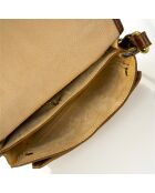 Sac bandoulière en Cuir marron - 26x12x19 cm