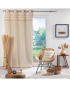 Coussin Déhoussable Atlas naturel - 40x40 cm