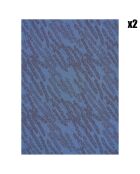 2 Torchons Origin Nature Denim bleus - 80x60 cm