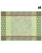 4 Sets de table Nature Urbaine Gazon verts - 50x36 cm