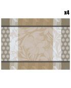 4 tovagliette Nature Urbaine in rovere beige - 50x36 cm