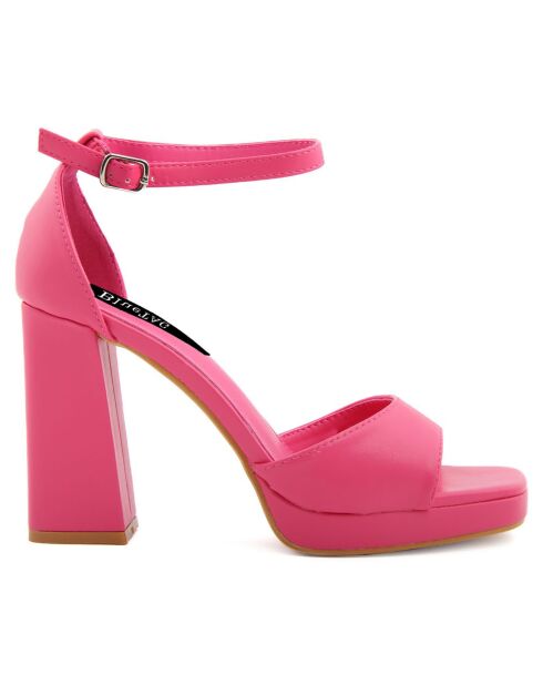 Sandali rosa Angèle - tacco 10 cm