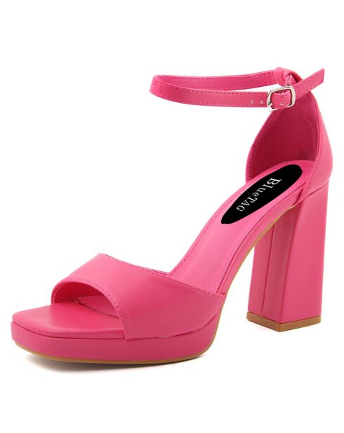 Sandali rosa Angèle - tacco 10 cm