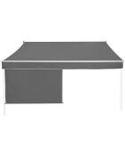Store banne vertical Genova 3x2m gris - 300x200 cm