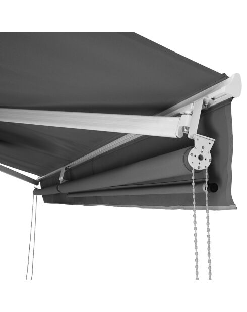 Store banne vertical Genova 3x2m gris - 300x200 cm