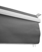 Store banne vertical Genova 3x2m gris - 300x200 cm
