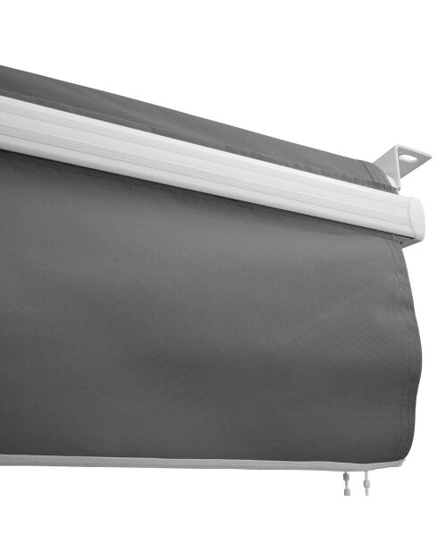 Store banne vertical Genova 3x2m gris - 300x200 cm