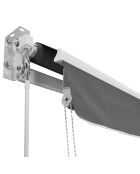 Store banne vertical Genova 3x2m gris - 300x200 cm