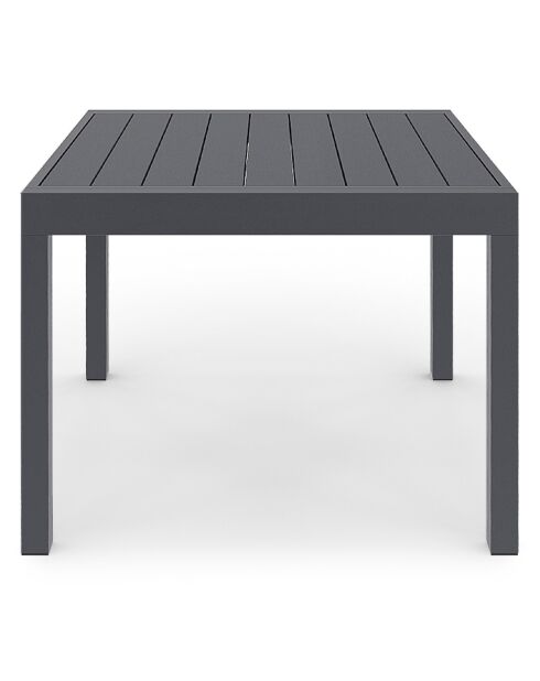 Salon de jardin extensible 8 places en polywood gris