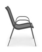 Salon de jardin extensible 8 places en polywood gris