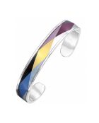 Zilver/veelkleurige verzilverde Masquerade-armband