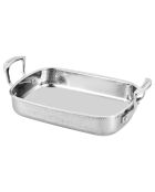 Plat à four gris - 35 cm