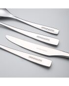 Ménagère en acier inoxydable grise - 24 pièces