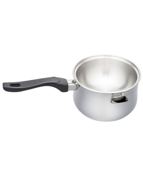 Casserole Bain Marie Fixe induction grise