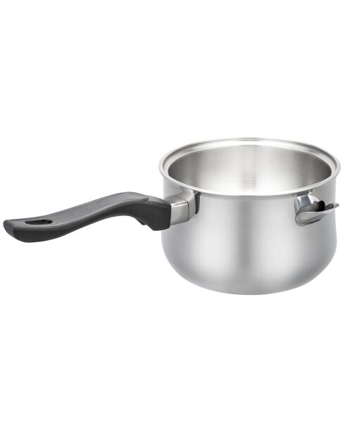 Casserole Bain Marie Fixe induction grise