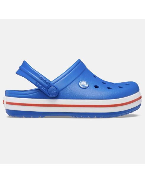 Alex blau/rot/weiße Holzschuhe