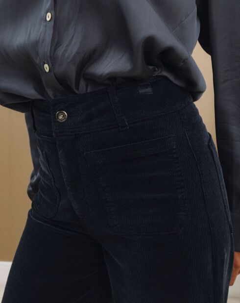 Pantalon jupe-culotte Cloé nuit