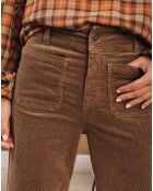 Pantalon jupe-culotte Cloé seigle