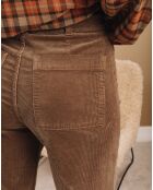 Pantalon jupe-culotte Cloé seigle