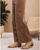 Pantalon jupe-culotte Cloé seigle