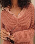 Pull en Mohair mélangé Milane cuivre