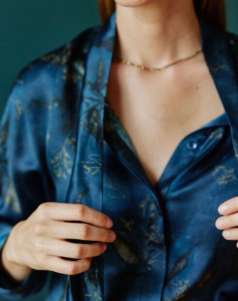 Chemise en Soie mélangée Moon kyoto