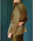 Veste de costume en Satin Moon bronze