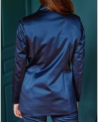 Veste de costume en Satin Moon nuit