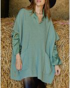 Pull en Laine & Cachemire mélangés Naos amande