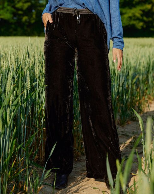 Pantalon Solo café