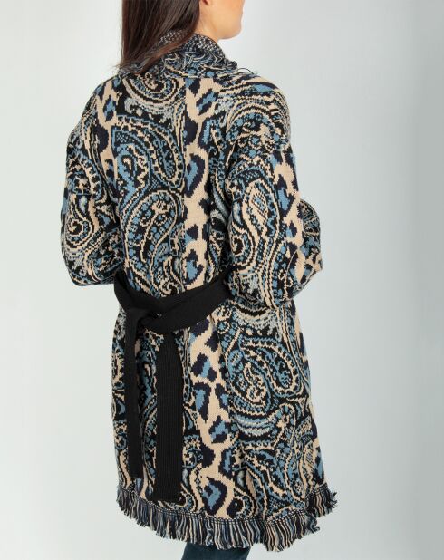 Gilet Long Store indigo
