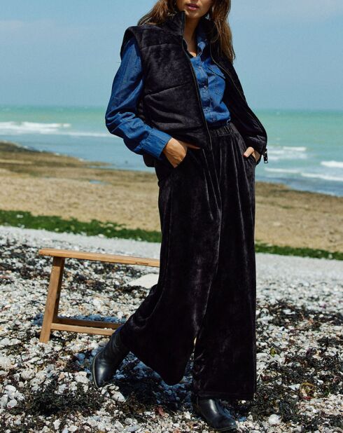 Jogging en Velours Zana noir