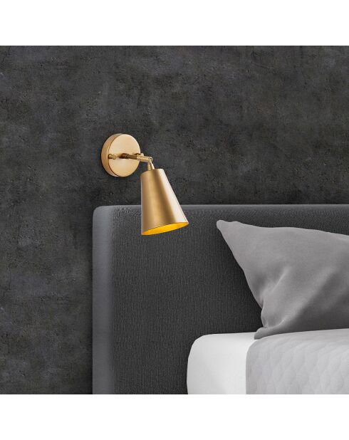 Evander goldene Wandlampe - 10x26x21 cm