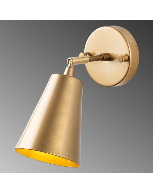 Evander goldene Wandlampe - 10x26x21 cm