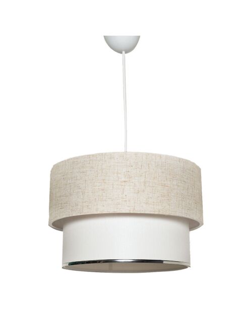 Lustre Corbeu  blanc/crème - 30x20x75 cm