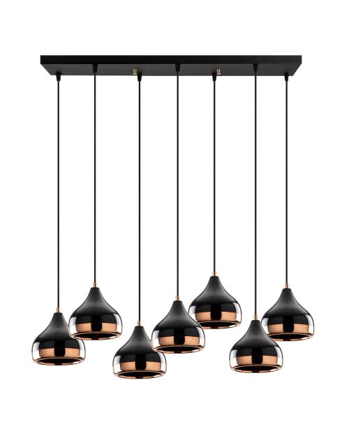Lustre Yildo noir - 88x36x112 cm
