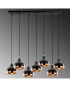 Lustre Yildo noir - 88x36x112 cm