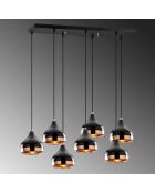 Lustre Yildo noir - 88x36x112 cm