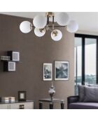 Lustre Dolunay  blanc - D.65x35 cm