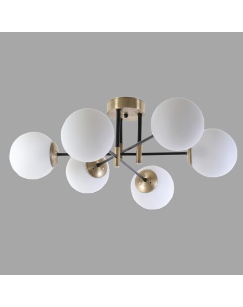 Lustre Dolunay  blanc - D.65x35 cm