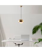 Lustre Camgoz doré - 30x30x108 cm
