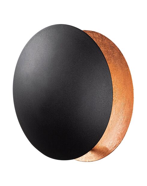 Applique Yosma cuivre/noir - 25x25x16 cm