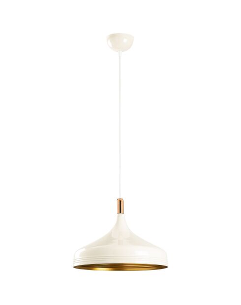 Saglam Kronleuchter gold/weiß - D. 36x28x124 cm