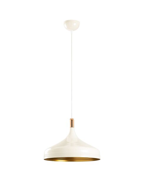 Lustre Saglam doré/blanc - D. 36x28x124 cm