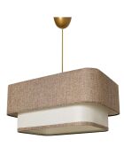 Lustre Varianza  beige/crème - 35x20x70 cm