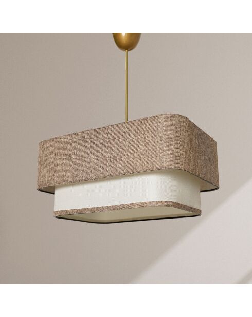 Lustre Varianza  beige/crème - 35x20x70 cm