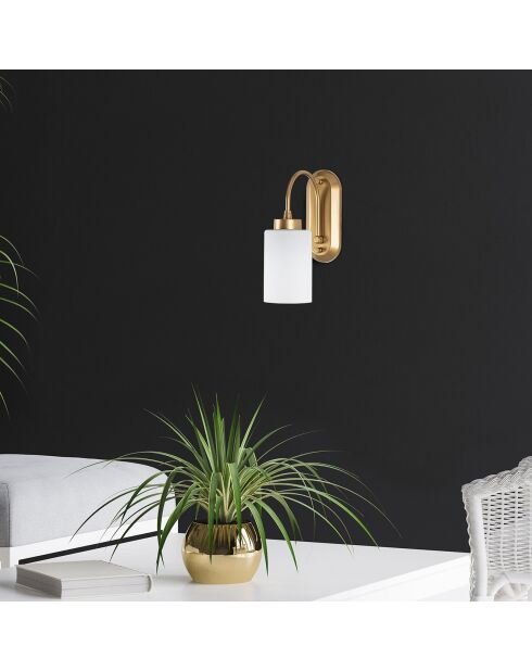 Hemikilo goldene Wandlampe - 10x21x28 cm