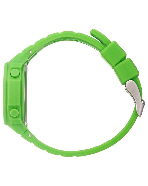 Montre digitale Mixte en Silicone Ice Digit Ultra Small verte