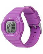 Montre digitale Mixte en Silicone Ice Digit Ultra Small violette