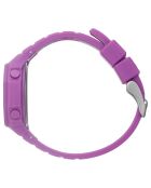 Montre digitale Mixte en Silicone Ice Digit Ultra Small violette